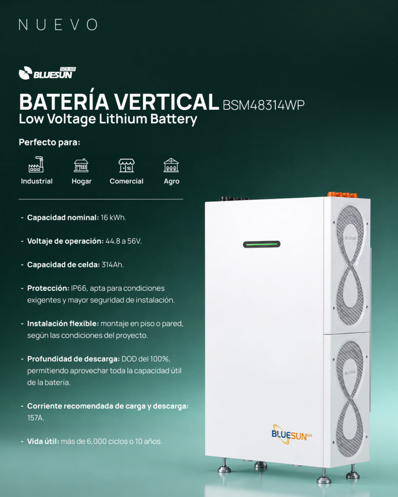 Bluesun Bateria de Litio 16KWh